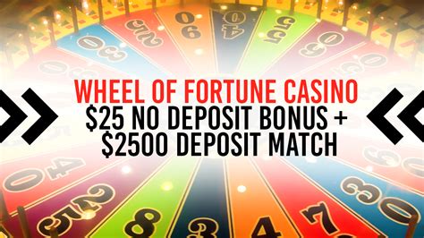 Wheel of Fortune Casino No Deposit Bonus .